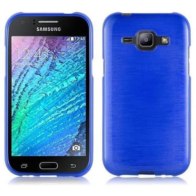 Samsung Galaxy J1 2015 Suojakuori Kotelo (Sininen)