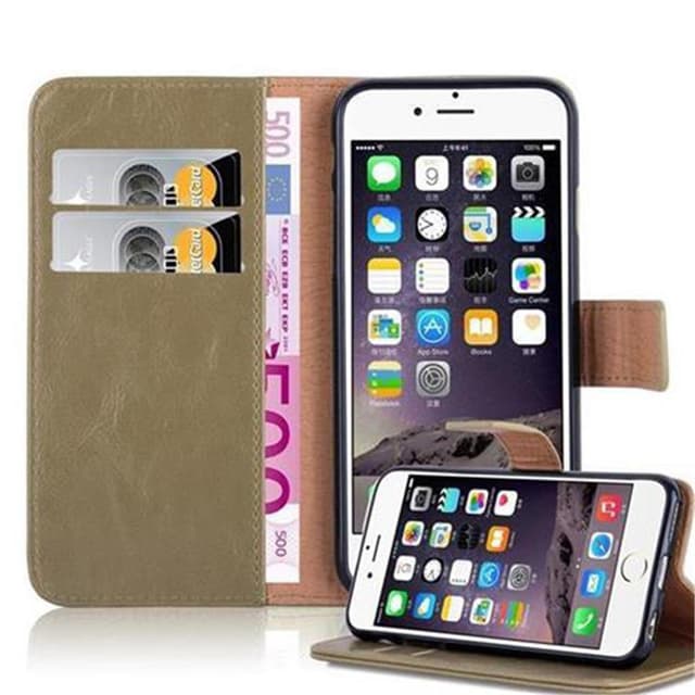 Cover iPhone 6 / 6S Etui Case (Brun)