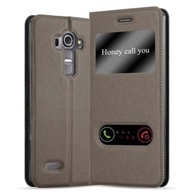 LG G4 / G4 PLUS Plånboksfodral Skal (Brun)