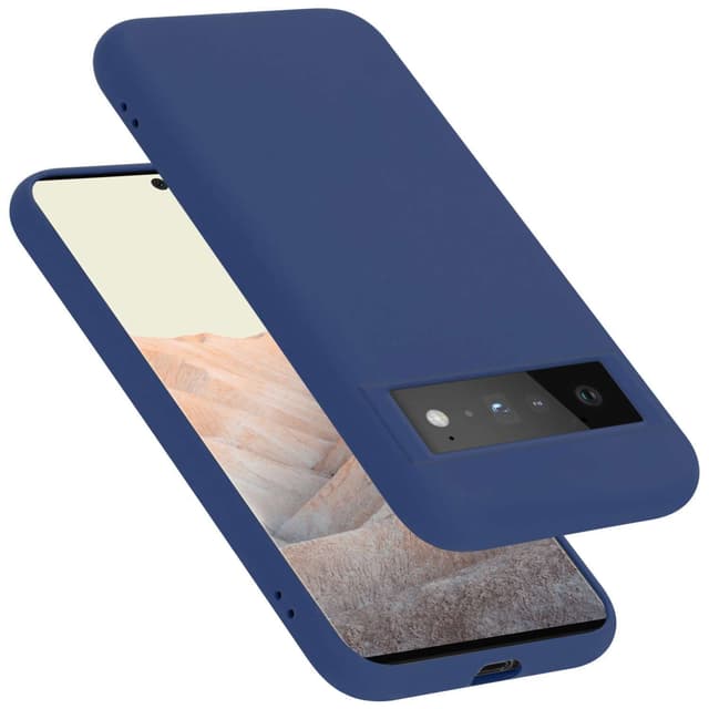 Google PIXEL 6 PRO Suojakuori Kotelo (Sininen)