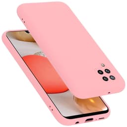 Samsung Galaxy A42 4G Skal Fodral Case (Rosa)