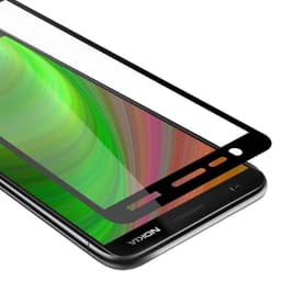 Nokia 5.1 Skjermbeskytter Skärmskydd (svart)