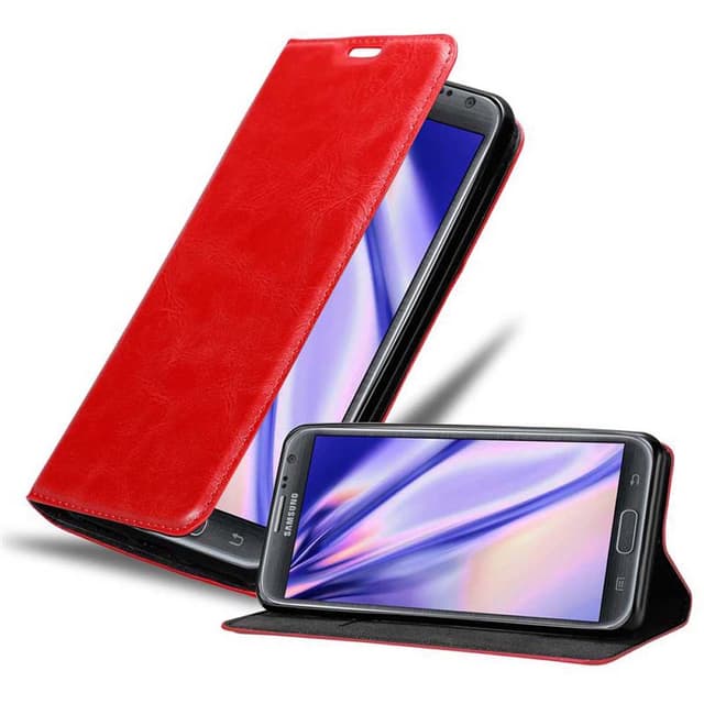Samsung Galaxy NOTE 2 Skal Fodral Case (Röd)