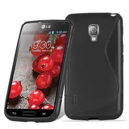 LG L5 II (2. SIM) Suojakuori Case Cover (Musta)