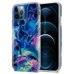 iPhone 12 PRO MAX Suojakuori Lompakkokotelo (Sininen)