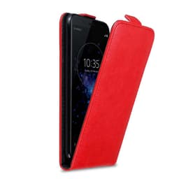 Sony Xperia XZ2 COMPACT deksel flip cover (rød)