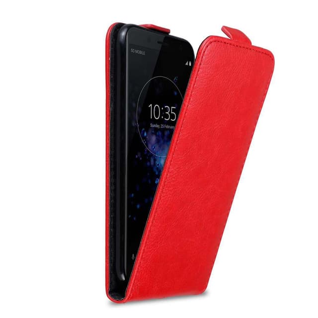 Sony Xperia XZ2 COMPACT Pungetui Flip Cover (Rød)