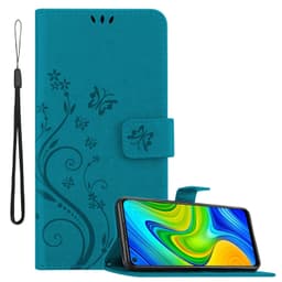 Xiaomi RedMi NOTE 9 lommebokdeksel Blomster deksel