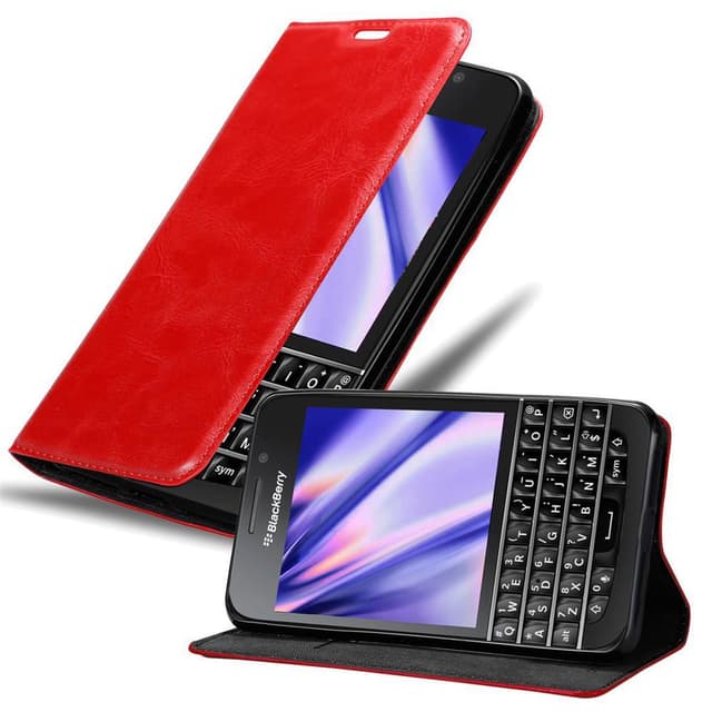 Blackberry Q10 Suojakuori Lompakkokotelo (Punainen)