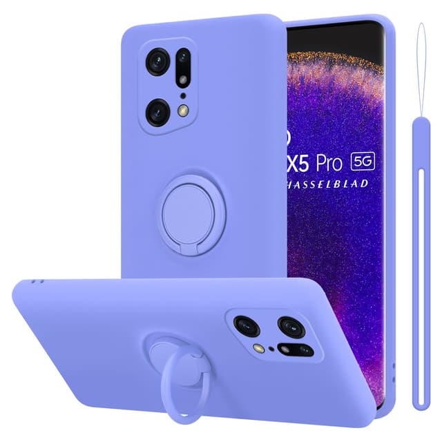 Skal Oppo FIND X5 PRO Fodral Case (Lila)