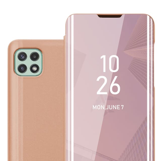 Samsung Galaxy A22 5G Plånboksfodral Skal (Rosa)
