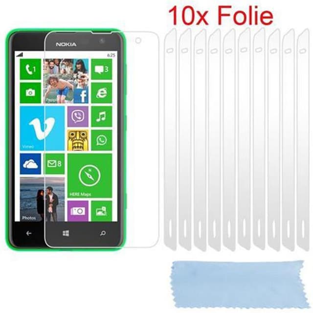 Nokia Lumia 625 Skærmbeskytter 10x