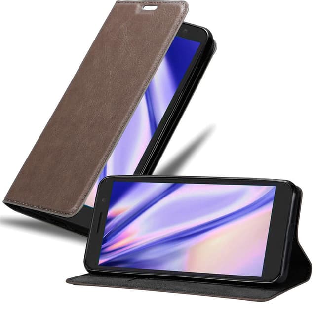 Alcatel 1 2019 Skal Fodral Case (Brun)