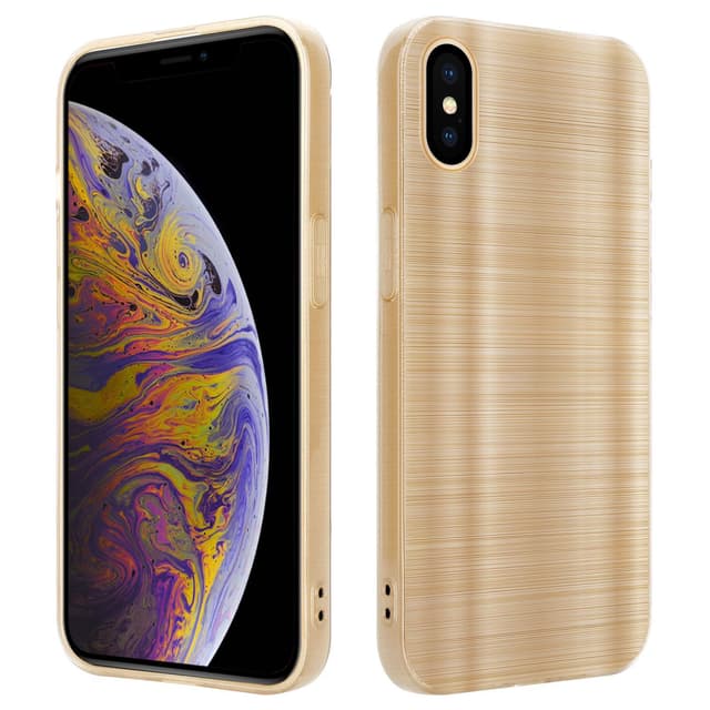 iPhone XS MAX Skal Fodral Case (Guld)