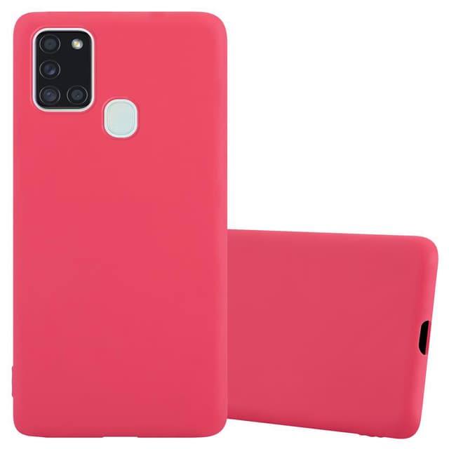 Skal Samsung Galaxy A21s Fodral Case (Röd)