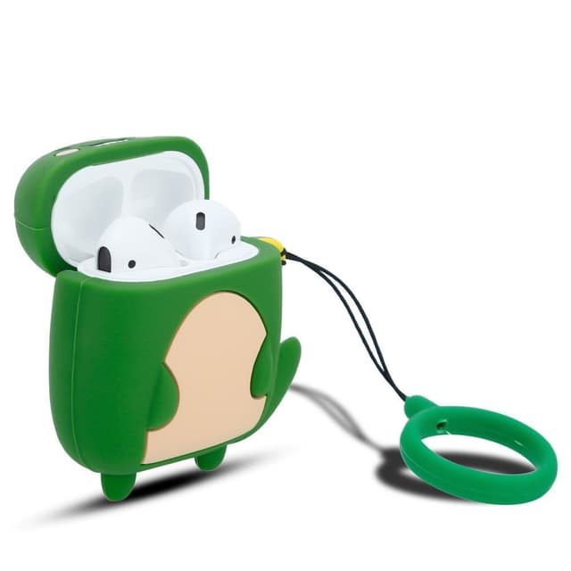TPU AirPod etui Veske (grønn)
