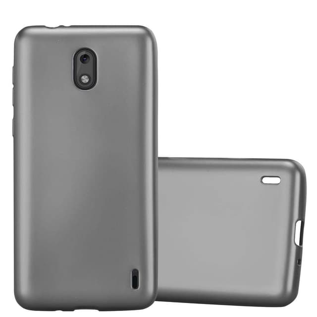Custodia Flip Cadorabo Per Nokia 2 (2017) | Pelle Sintetica Nero Notte | Chiusura Magnetica