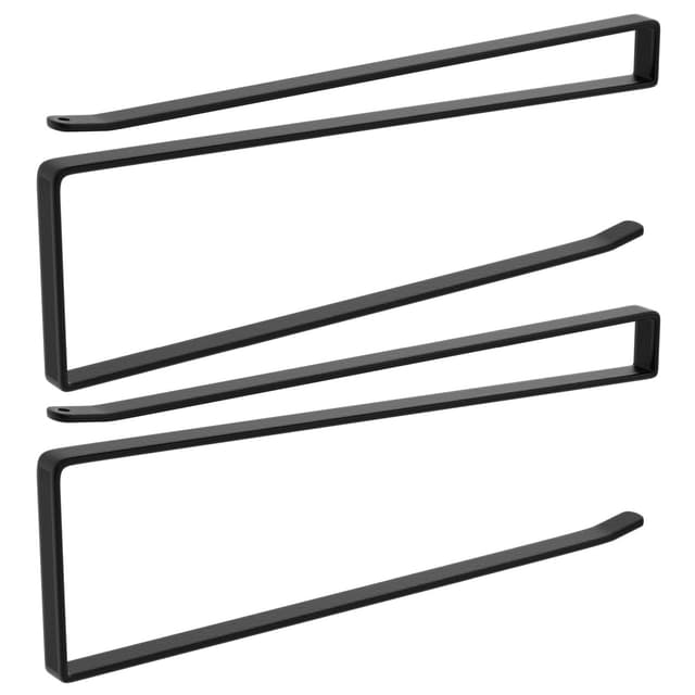2x Papirrullholder Holder for papirrull (svart)