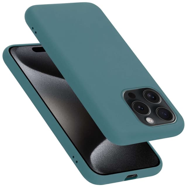 iPhone 15 PRO MAX Skal Fodral Case (Grön)