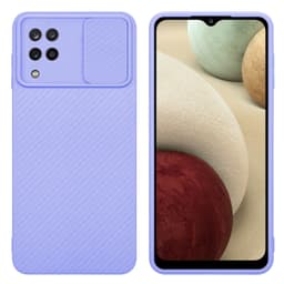 Samsung Galaxy A12 / M12 Suojakuori Kotelo (Violetti)