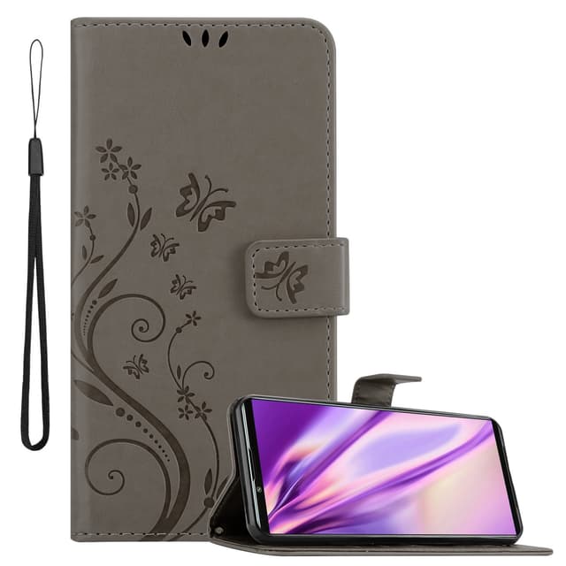 Sony Xperia 5 III Suojakuori Lompakkokotelo (harmaa)