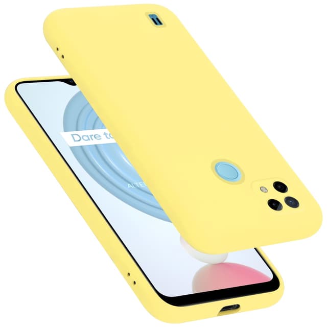 Realme C21 Cover Etui Case (Gul)