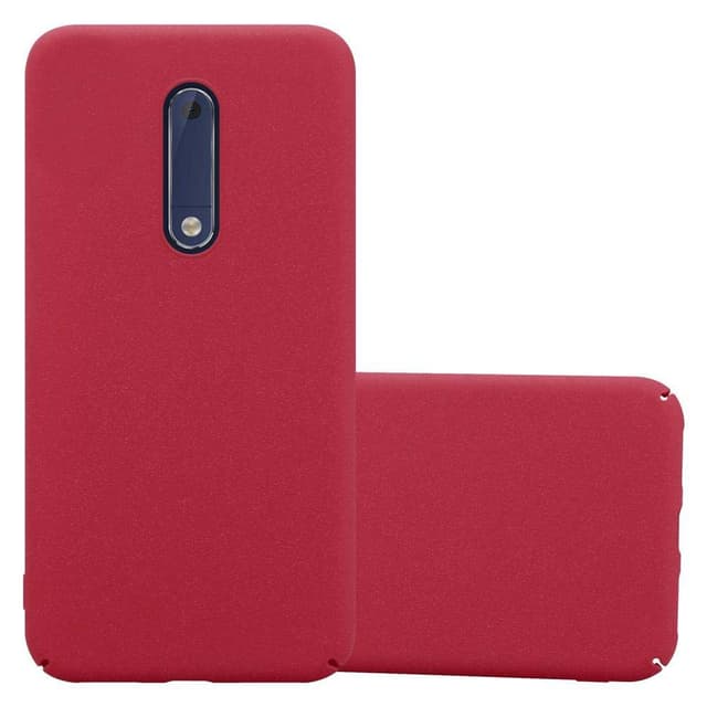 Cadorabo Case for Nokia 5 2017 in Frost Red