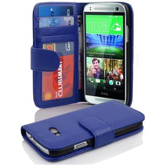HTC ONE M8 MINI Pungetui Cover (Blå)