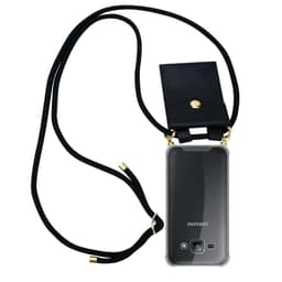Samsung Galaxy J1 2015 Etui Cover Kæde (Sort)