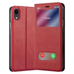 iPhone XR Plånboksfodral Skal (Röd)