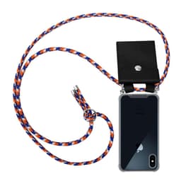Etui iPhone X / XS Cover Kæde (Blå)