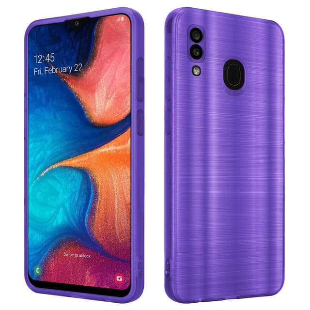 Cover Samsung Galaxy A20 / A30 / M10s Etui Case (Lilla)