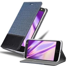 Motorola MOTO Z Pungetui Cover Case (Blå)