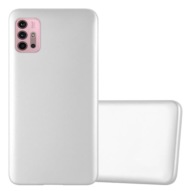 Motorola MOTO G10 / G30 Cover Etui Case (Sølv)