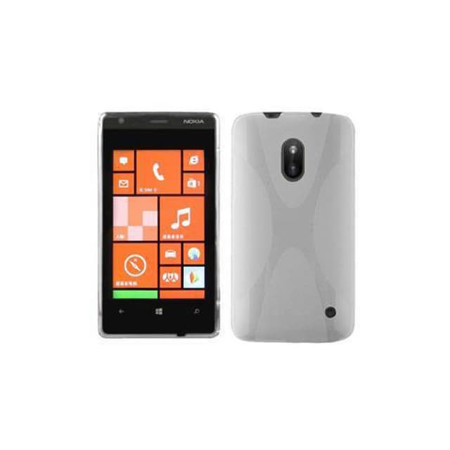 Nokia Lumia 620 Deksel Case Cover (hvit)