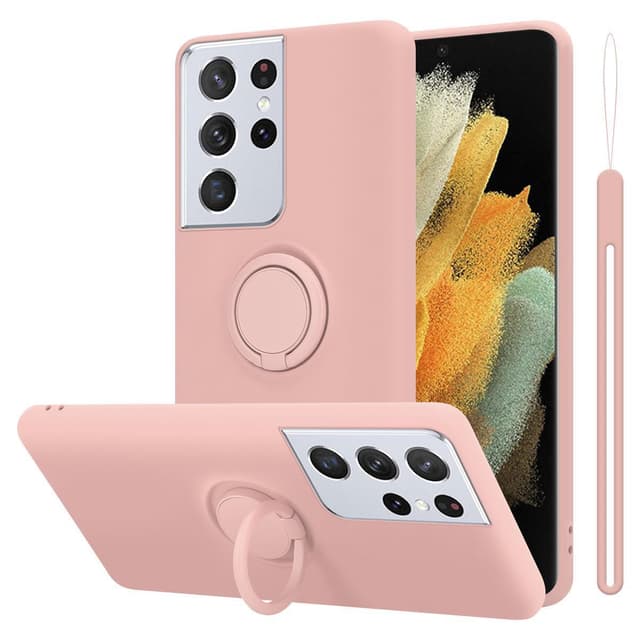Skal Samsung Galaxy S21 ULTRA Fodral Case (Rosa)