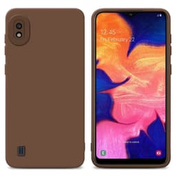 Samsung Galaxy A10 Suojakuori Kotelo (Ruskea)