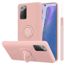 Deksel Samsung Galaxy NOTE 20 Ring Case (rosa)