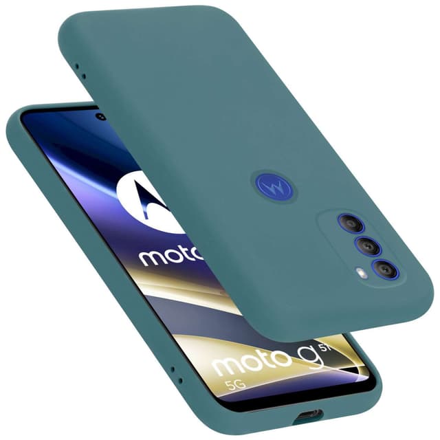 Motorola MOTO G51 5G Suojakuori Kotelo (Green)