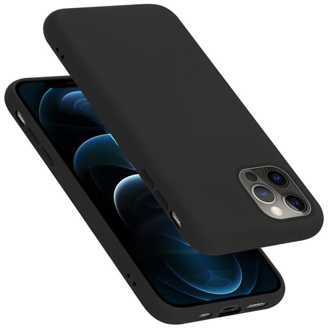 iPhone 12 PRO MAX Skal Fodral Case (Svart)