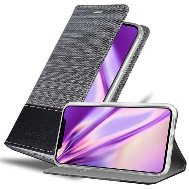 iPhone XS MAX Pungetui Cover Case (Grå)