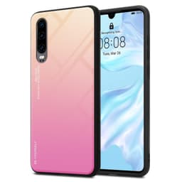Huawei P30 Skal Fodral Case (Svart)
