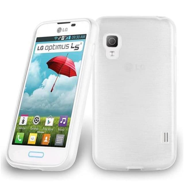 LG L5 II (2. SIM) Suojakuori Kotelo (Hopea)
