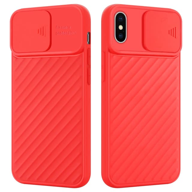 iPhone X / XS Skal Fodral Case (Röd)