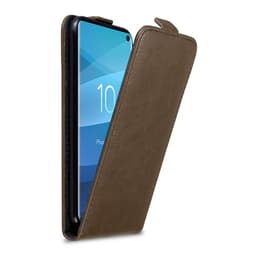 Samsung Galaxy S10 4G deksel flip cover (brun)