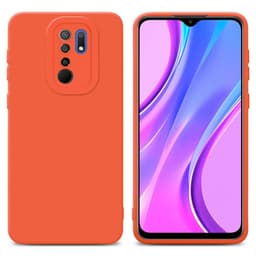 Xiaomi RedMi 9 Deksel case (oransje)
