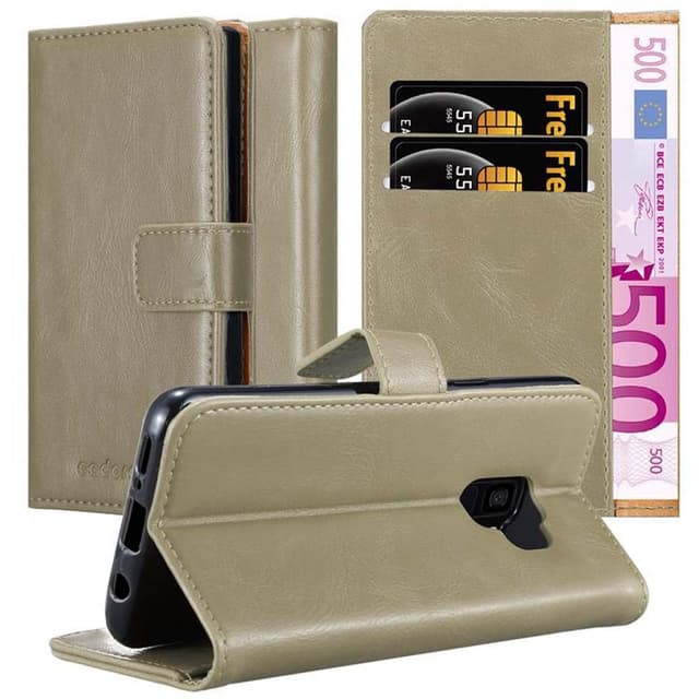 Samsung Galaxy S9 lommebokdeksel etui (brun)
