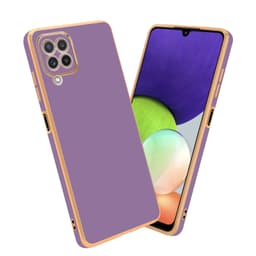 Samsung Galaxy M22 / M32 4G silikondeksel case (lilla)