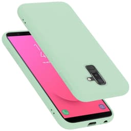 Samsung Galaxy A6 PLUS 2018 silikondeksel case (grønn)