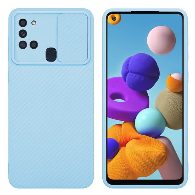 Samsung Galaxy A21s Suojakuori Kotelo (Sininen)